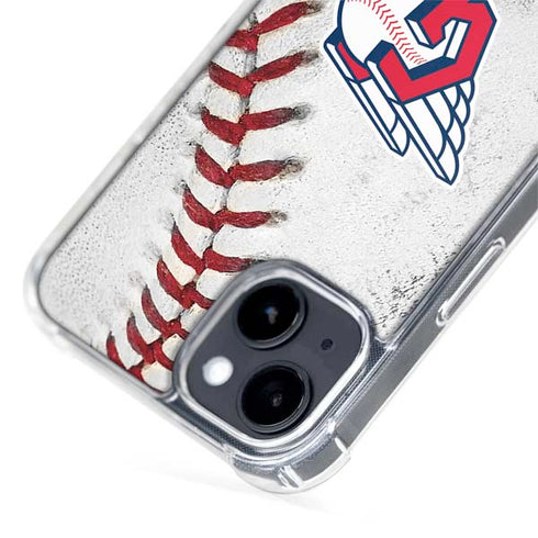 MLB Cleveland Guardians Game Ball iPhone 15 Plus MagSafe Case