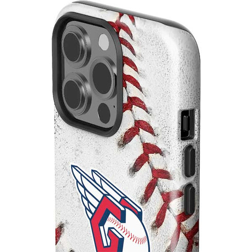MLB Cleveland Guardians Game Ball iPhone 14 Pro Impact Case