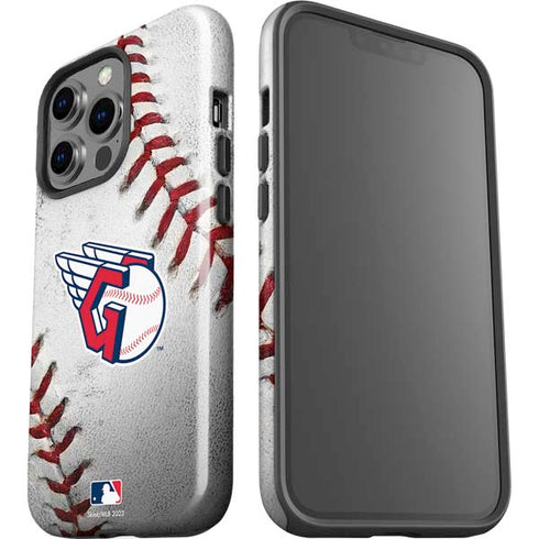 MLB Cleveland Guardians Game Ball iPhone 15 Pro Impact Case