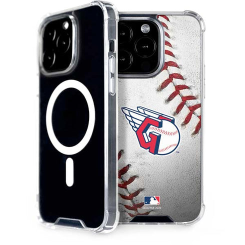 MLB Cleveland Guardians Game Ball iPhone 15 Pro MagSafe Case