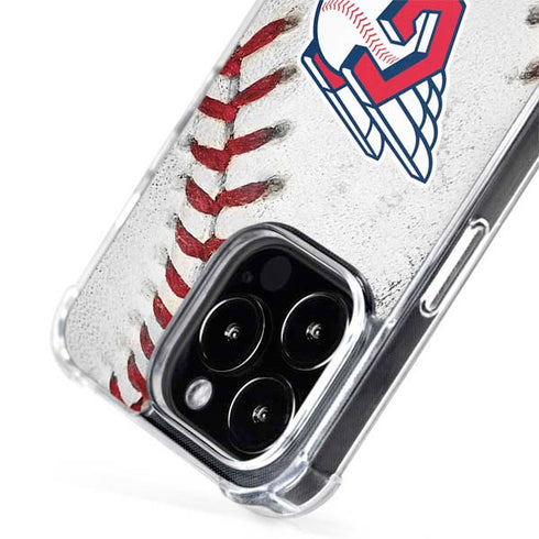 MLB Cleveland Guardians Game Ball iPhone 14 Pro MagSafe Case