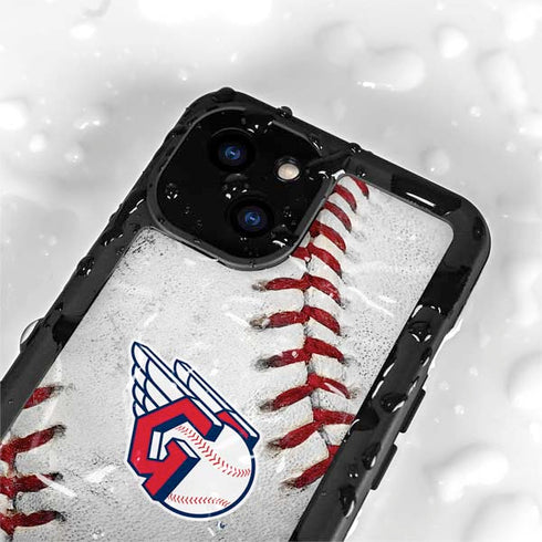 MLB Cleveland Guardians Game Ball iPhone 15 Plus Waterproof Case