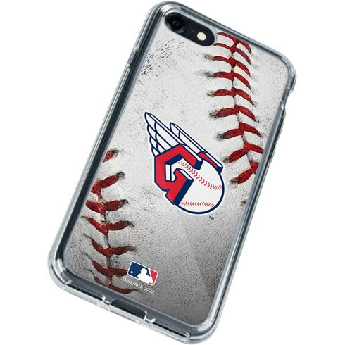 MLB Cleveland Guardians Game Ball iPhone SE (2nd & 3rd Gen) Clear Case