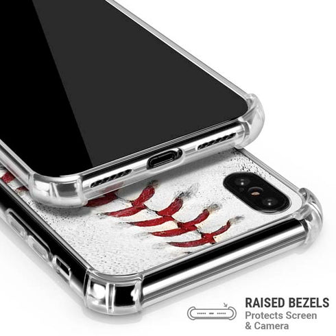 MLB Cleveland Guardians Game Ball iPhone XS Max Clear Case