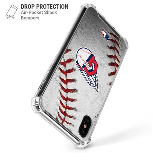 MLB Cleveland Guardians Game Ball iPhone XS Max Clear Case