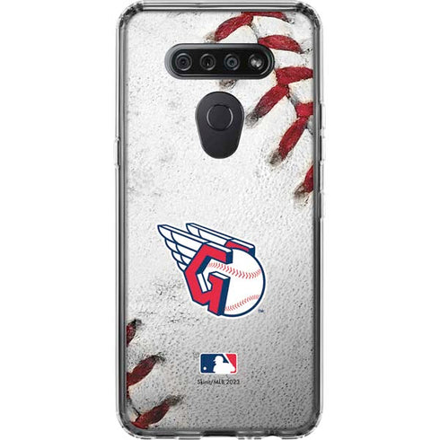 MLB Cleveland Guardians Game Ball LG K51/Q51 Clear Case
