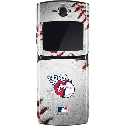 MLB Cleveland Guardians Game Ball Motorola RAZR Skin