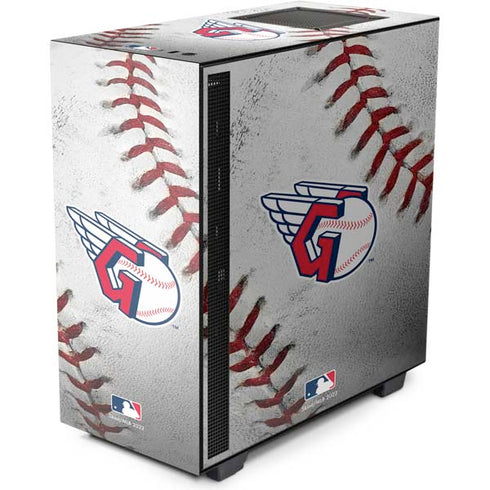 MLB Cleveland Guardians Game Ball NZXT H510 Compact ATX Mid-Tower Case Skin