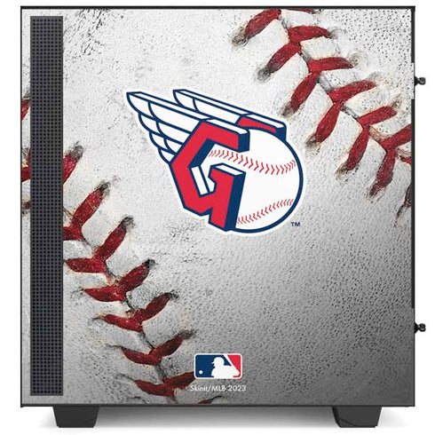 MLB Cleveland Guardians Game Ball NZXT H510 Compact ATX Mid-Tower Case Skin