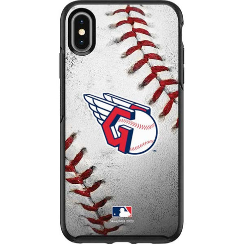 MLB Cleveland Guardians Game Ball Otterbox Symmetry iPhone Skin
