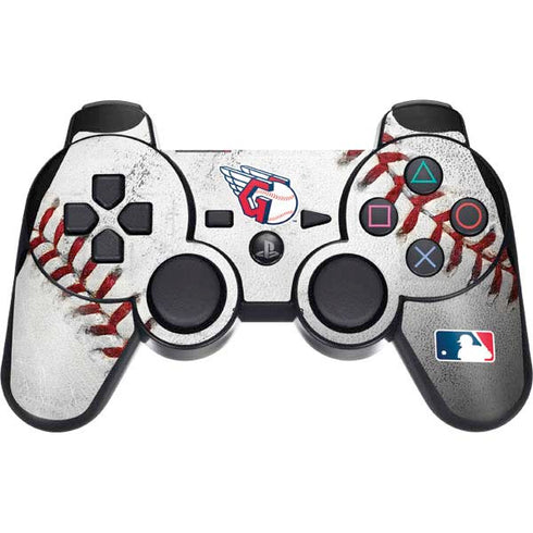 MLB Cleveland Guardians Game Ball PS3 Dual Shock wireless controller Skin