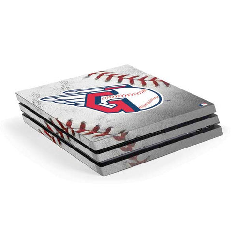 MLB Cleveland Guardians Game Ball PS4 Pro Console Skin