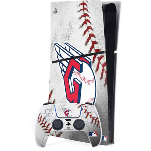 MLB Cleveland Guardians Game Ball PS5 Slim Digital Edition Console Skin
