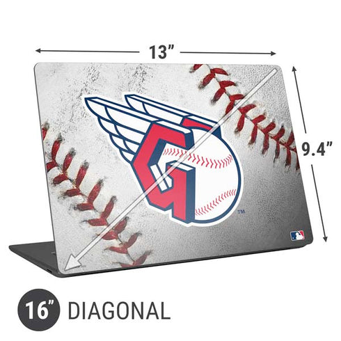 MLB Cleveland Guardians Game Ball Universal Laptop 16in (13 x 9.4in) Skin
