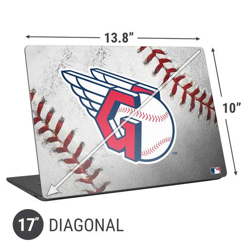 MLB Cleveland Guardians Game Ball Universal Laptop 17in (13.8 x 10in) Skin