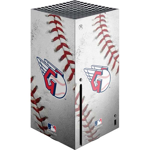 MLB Cleveland Guardians Game Ball Xbox Series X Console Skin