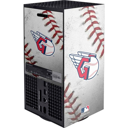 MLB Cleveland Guardians Game Ball Xbox Series X Console Skin