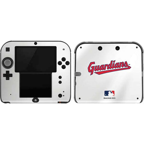 MLB Cleveland Guardians Home Jersey Nintendo 2DS Skin