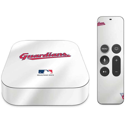 MLB Cleveland Guardians Home Jersey Apple TV Skin