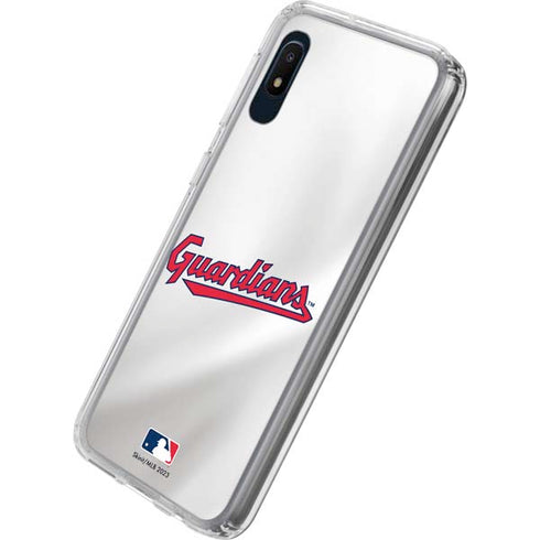 MLB Cleveland Guardians Home Jersey Galaxy A10e Clear Case