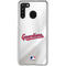 MLB Cleveland Guardians Home Jersey Galaxy A21 Clear Case