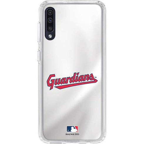 MLB Cleveland Guardians Home Jersey Galaxy A50 Clear Case
