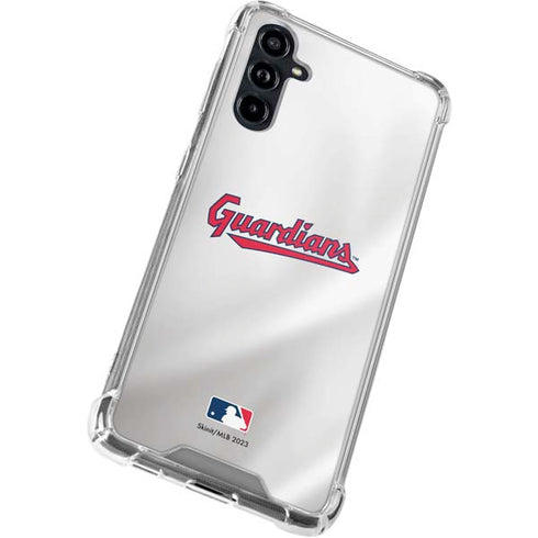 MLB Cleveland Guardians Home Jersey Galaxy A54 5G Clear Case