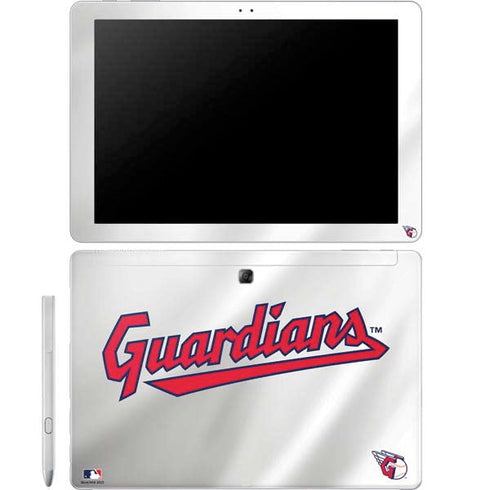 MLB Cleveland Guardians Home Jersey Galaxy Book 12in Skin