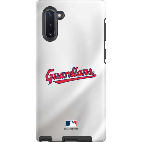 MLB Cleveland Guardians Home Jersey Galaxy Note 10 Pro Case
