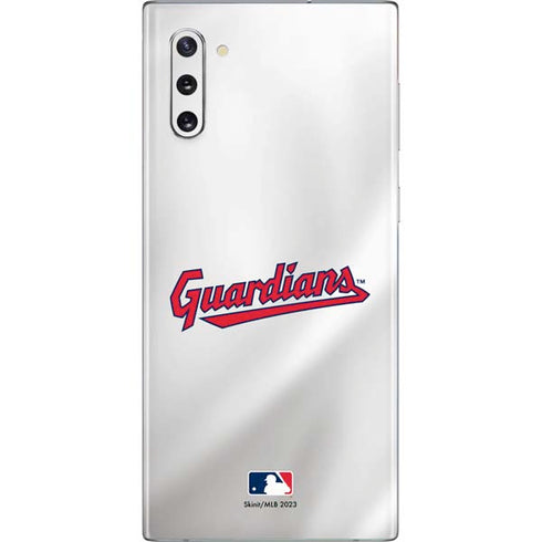 MLB Cleveland Guardians Home Jersey Galaxy Note 10 Skin