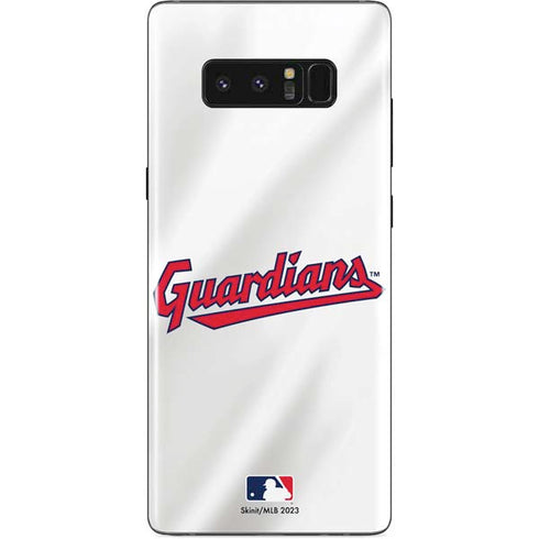MLB Cleveland Guardians Home Jersey Galaxy Note 8 Skin