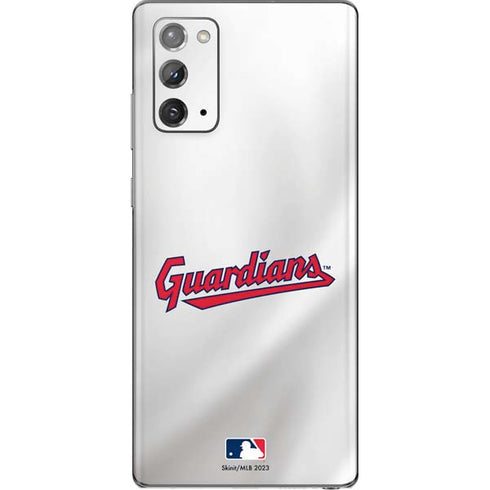 MLB Cleveland Guardians Home Jersey Galaxy Note20 5G Skin