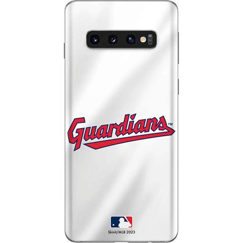 MLB Cleveland Guardians Home Jersey Galaxy S10 Skin