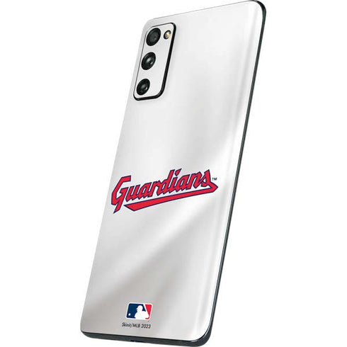 MLB Cleveland Guardians Home Jersey Galaxy S20 Fan Edition Skin