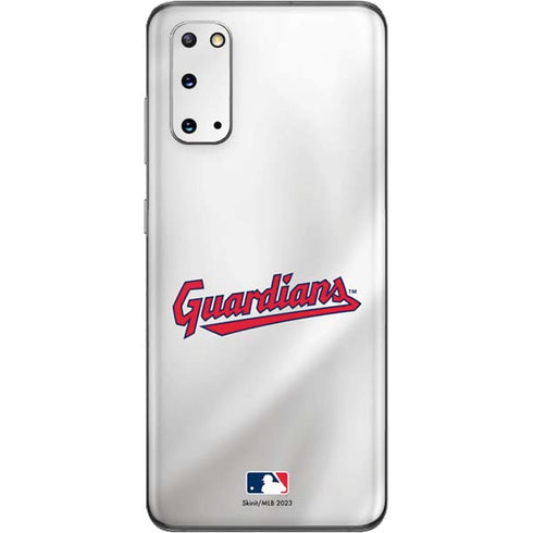 MLB Cleveland Guardians Home Jersey Galaxy S20 Skin