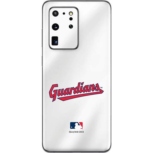 MLB Cleveland Guardians Home Jersey Galaxy S20 Ultra 5G Skin