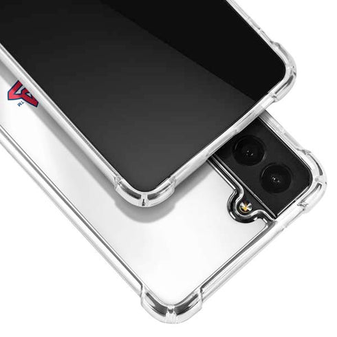 MLB Cleveland Guardians Home Jersey Galaxy S21 Plus 5G Clear Case