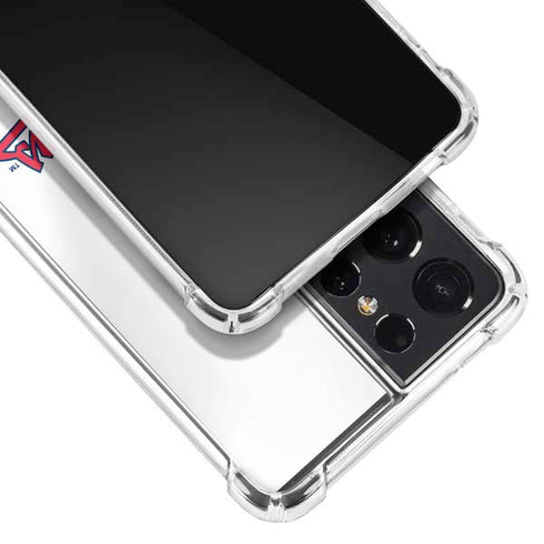 MLB Cleveland Guardians Home Jersey Galaxy S21 Ultra 5G Clear Case