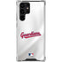 MLB Cleveland Guardians Home Jersey Galaxy S22 Ultra Clear Case