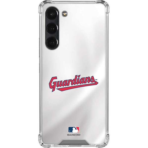 MLB Cleveland Guardians Home Jersey Galaxy S23 Plus Clear Case