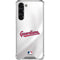 MLB Cleveland Guardians Home Jersey Galaxy S23 Plus Clear Case