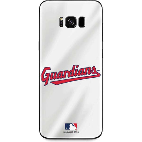 MLB Cleveland Guardians Home Jersey Galaxy S8 Plus Skin