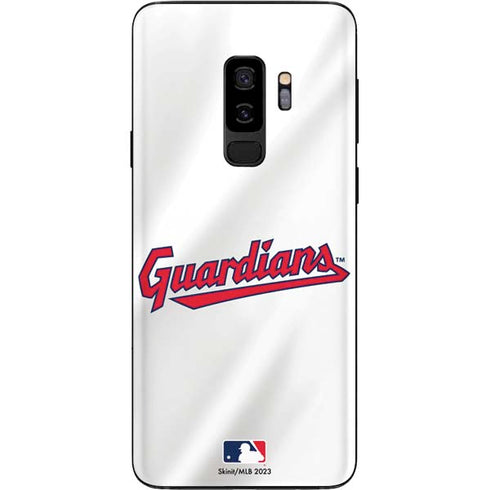 MLB Cleveland Guardians Home Jersey Galaxy S9 Plus Skin