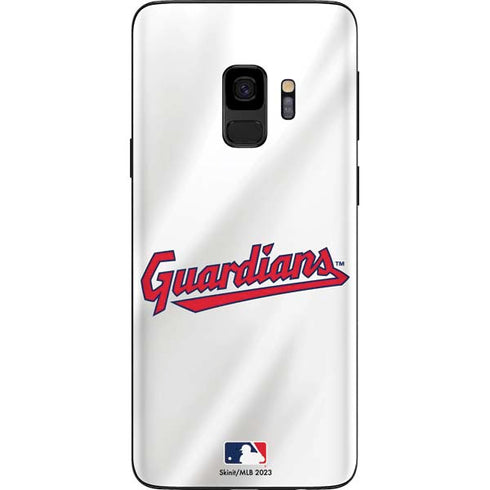 MLB Cleveland Guardians Home Jersey Galaxy S9 Skin