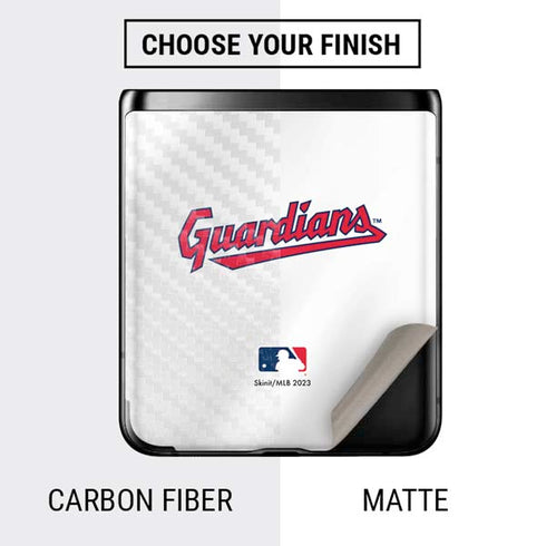 MLB Cleveland Guardians Home Jersey Galaxy Z Flip Skin