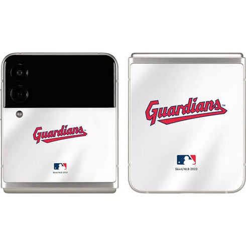 MLB Cleveland Guardians Home Jersey Galaxy Z Flip3 5G Skin
