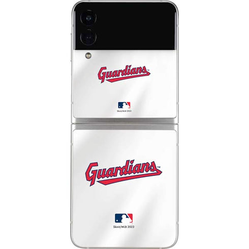 MLB Cleveland Guardians Home Jersey Galaxy Z Flip3 5G Skin