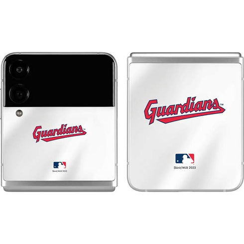 MLB Cleveland Guardians Home Jersey Galaxy Z Flip4 5G Skin