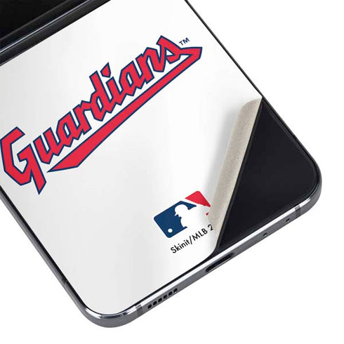 MLB Cleveland Guardians Home Jersey Galaxy Z Flip5 5G Skin