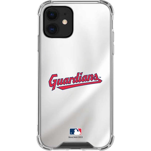 MLB Cleveland Guardians Home Jersey iPhone 12 Mini Clear Case